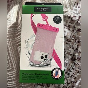 Kate Spade Pink Waterproof Phone Pouch